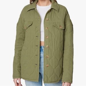 Blank NYC quilted shacket Sz large